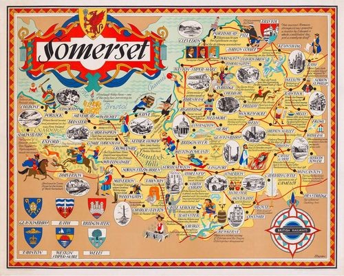Vintage british rail map - british,