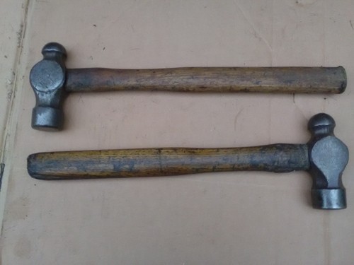 Two vintage ball pein hammers - ,