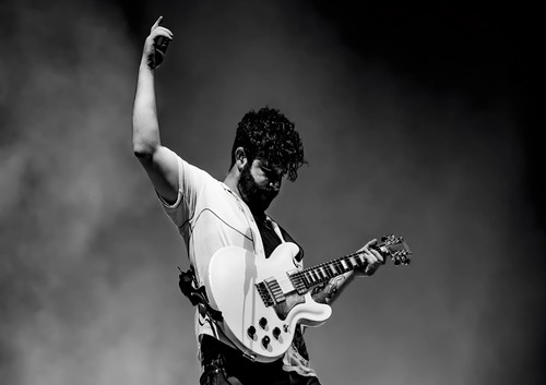 Foals live print poster - live, a4