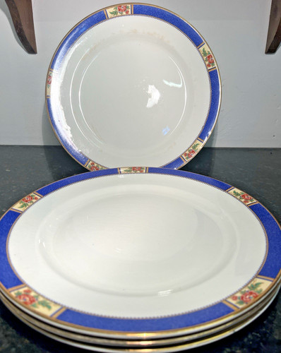 Allertons dinner plates - dinner, blue