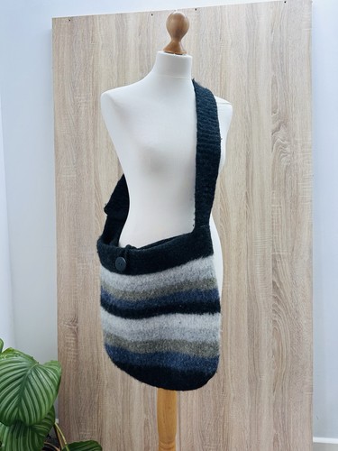 Handmade felt wool crossbody - felt,