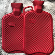 Vintage Boots Red Ribbed Hot