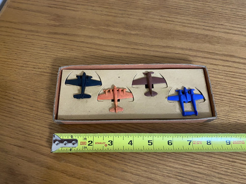 Vintage toy airplane set - toy,