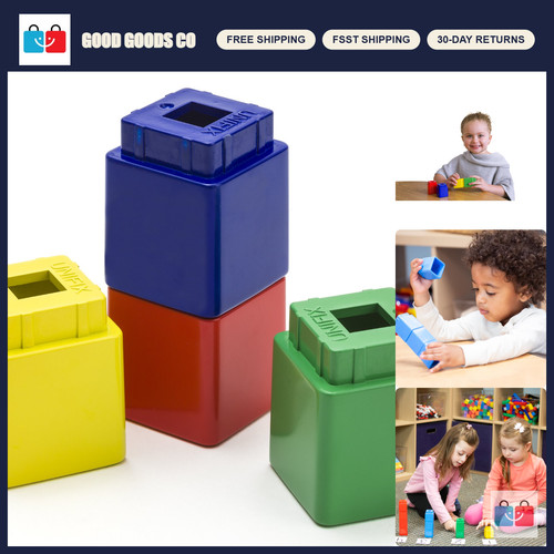 Jumbo unifix cubes - jumbo, set
