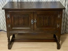 Vintage Old Charm Oak Cabinet