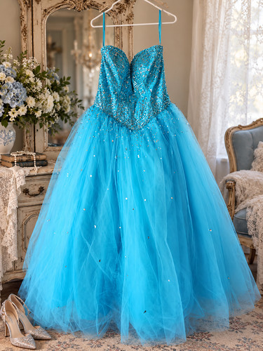 Mori lee size turquoise - 18,