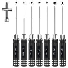 7x Professional RC Car Hex Screwdriver Screw Driver Repair Tool Set Allen Key