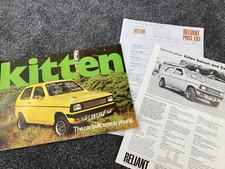 Reliant Kitten Brochure set