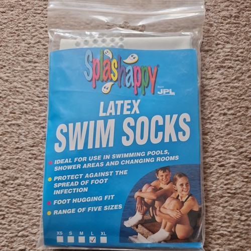 Latex swim socks large - latex,