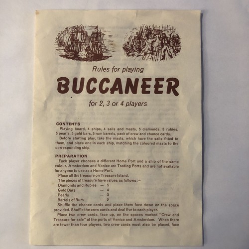 Instructions vintage - ,