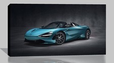 Blue Mclaren Spider Sports