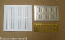 In 3 sizes HIT &MISS ADJUSTABLE AIR VENT COVER VENTILATION GRILLE WALL OPEN SHUT