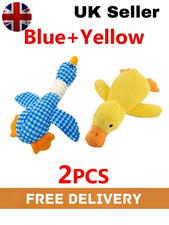 2x Dog Chew Toy Squeaky Plush
