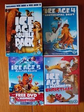 ICE AGE 1 2 4 5 AND CHRISTMAS EDITION  DVDS