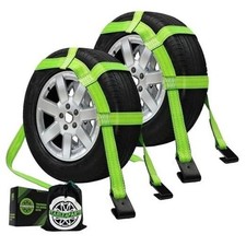 Tow Dolly Straps, 2 Pack Tow