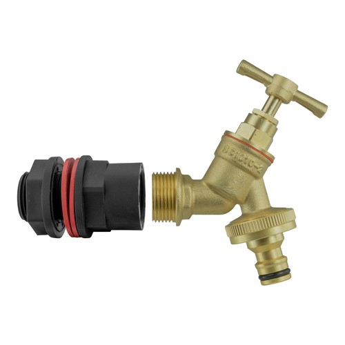 Water butt tap set - water, bsp