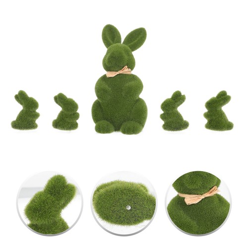 5pcs easter rabbit adornment - 5pcs,
