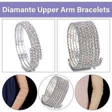 Diamante Crystal Upper Arm/