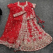 indian pakistani wedding bridal lehnga