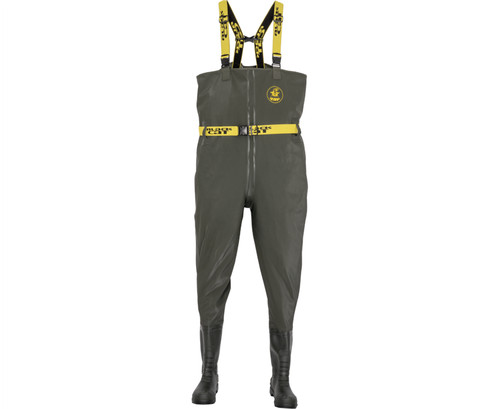 Black cat green booted - green,