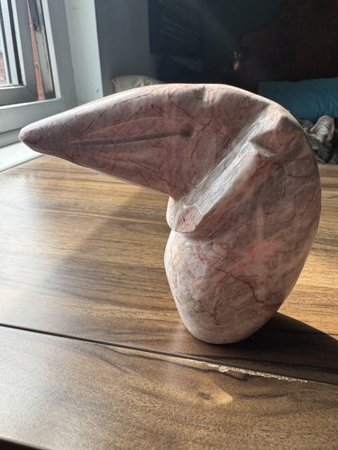 Stone toucan ornament - toucan, 5”