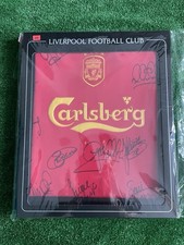 Liverpool FC 2000/02 Squad Signed Shirt