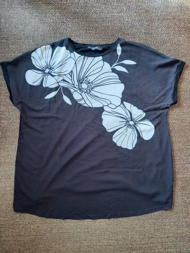 Evans floral top size - evans,