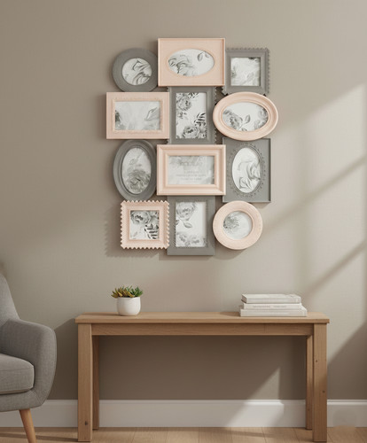 Vintage photo frame collage - vintage,