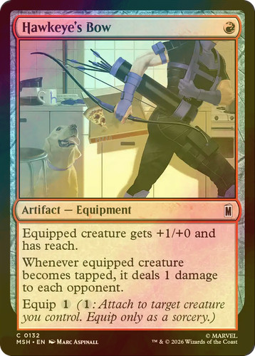 Mtg hawkeye bow - mtg, foil