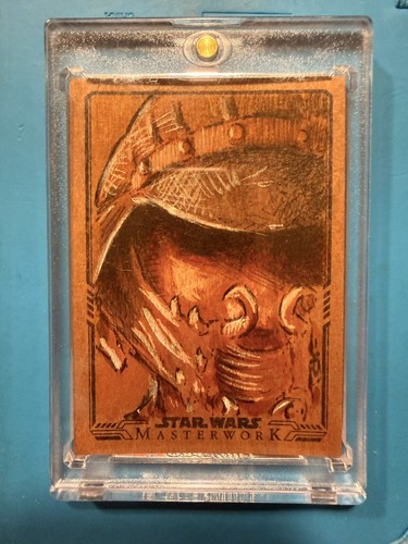 Topps star wars wood sketch - topps, of