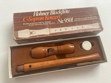 Hohner Recorder C-Sopran Konzert 9501 Flute German Vintage Pear wood