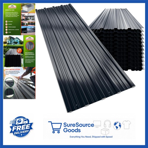 Galvanised corrugated roofing - galvanised,