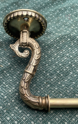 627mm cast brass tee towel - 627mm,