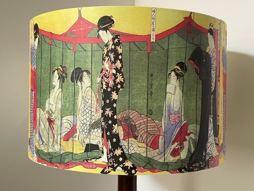 Geisha lampshade light shade - lampshade,,