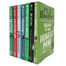 M C Beaton Hamish Macbeth Series Collection 7 Books Set (SERIES 1) Death of a Gr
