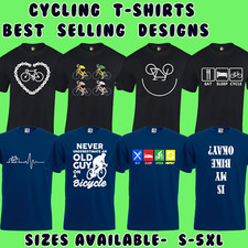 CYCLING MENS T-SHIRTS CYCLIST BIKE BICYCLE DESIGN GIFT PRESENT IDEA S - 5XL