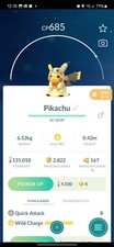 Pokémon GO - Pikachu with Rare Costume and Hat .  possible lucky from trades