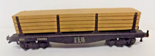 20T BOGIE TMBER WAGON WITH TIMBER LOAD OO GAUGE - EARLY MODEL PRESSED METAL MADE