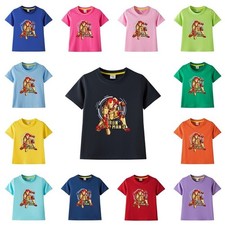 Kids Boys Girls Iron Man Print