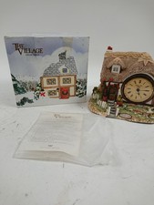Memory Lane Cottages Clock by