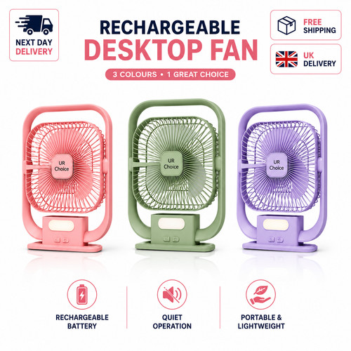 Usb desk fan rechargeable - usb,