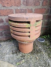 Vented Chimney Pot Terracotta Gas Vent Cowl