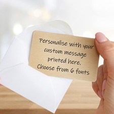 Personalised Gold Metal Wallet