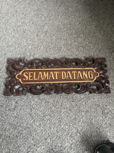 Hand carved indonesian - carved,