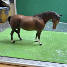 BESWICK BROWN MATT HORSE FIGURINE WITH DAMAGE
