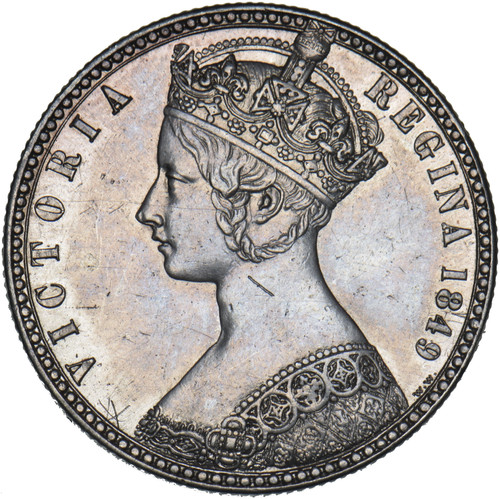 1849 godless florin victoria - 1849,