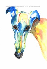 Greyhound Whippet Lurcher art