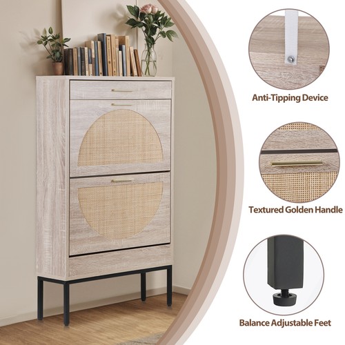 Shoe storage cabinet with - storage,