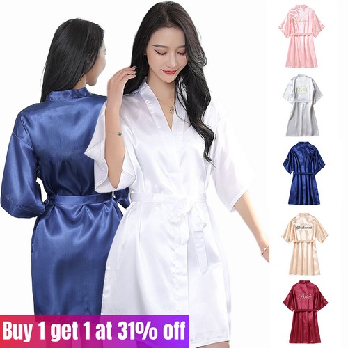 Bride bridesmaid robe wedding - bride,