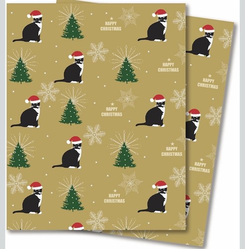 Sheets christmas cat - x,